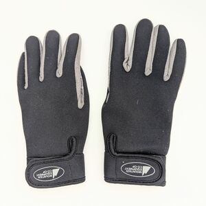 Mountain Equipment Coop Adult Black/Gray Velcro-Close Neoprene Gloves